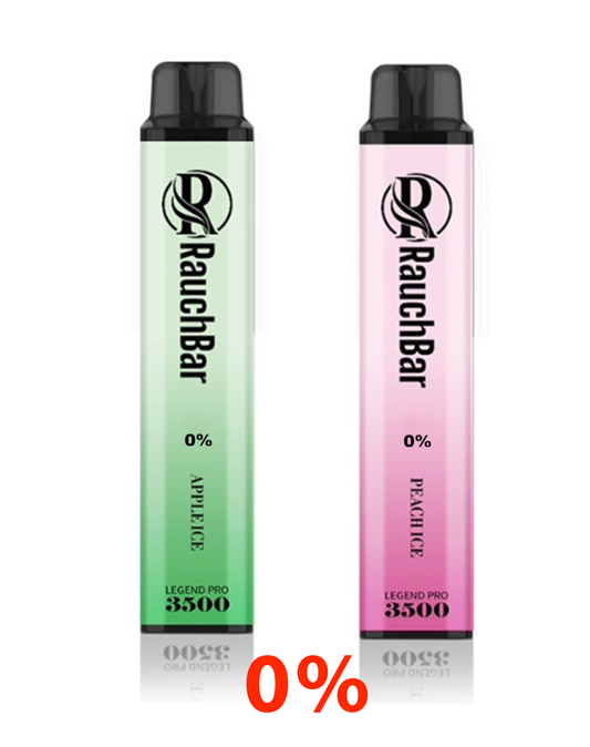 Rauchbar Starter Bundle 3500 0% - 2 verschiedene Vapes
