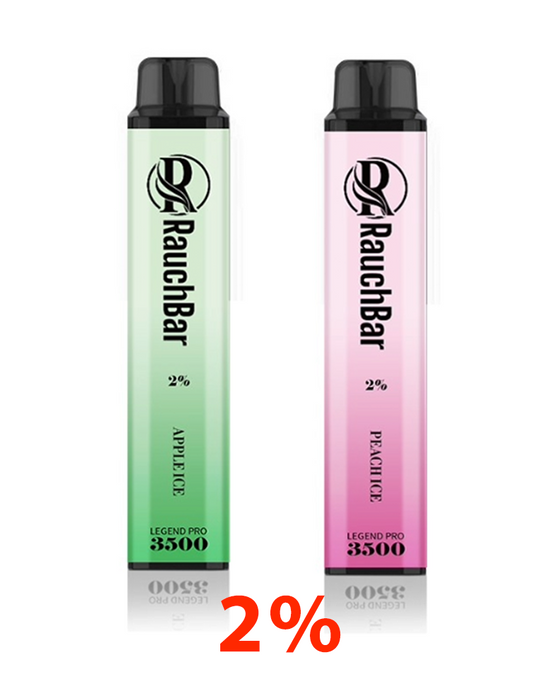 Rauchbar Starter Bundle 3500 2% - 2 verschiedene Vapes